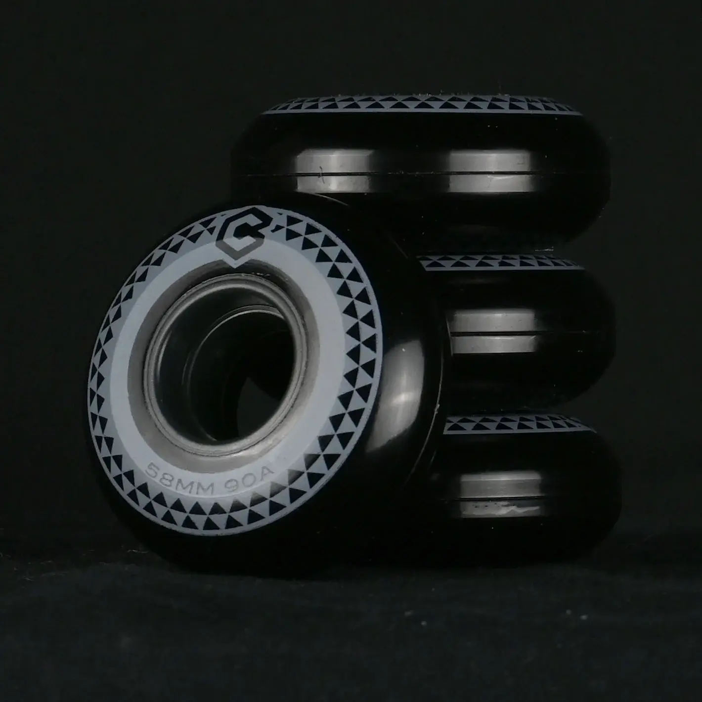 Team wheel, 58mm / 90A — Black