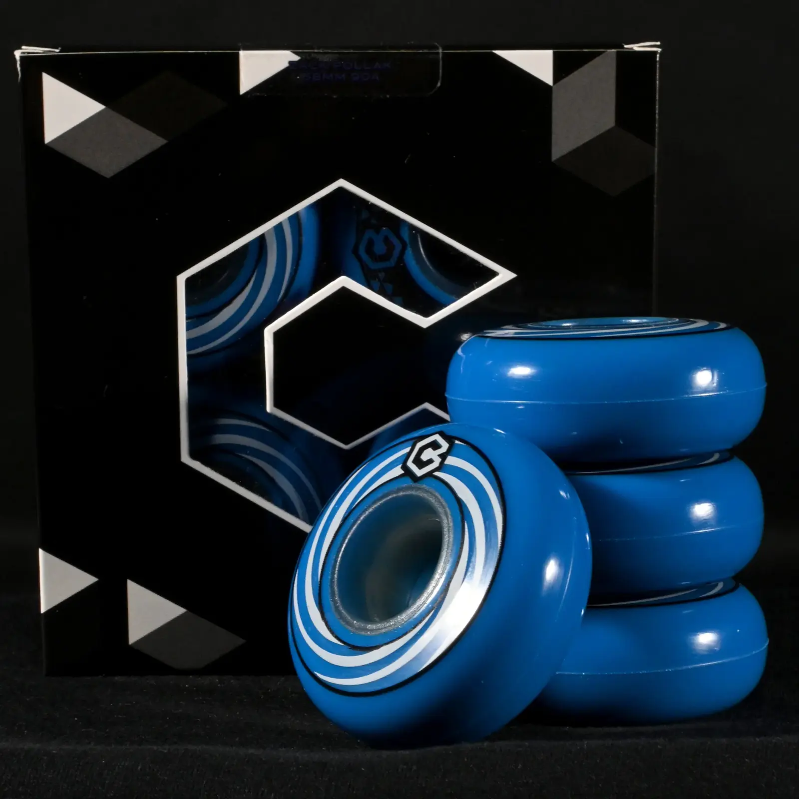 Zack Pollak signature wheel, 58mm 90A, blue urethane